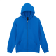 ZIP HOODED HOODY SWEATSHIRT in Blue image 2
