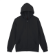 ZIP HOODED HOODY SWEATSHIRT in Black image 2