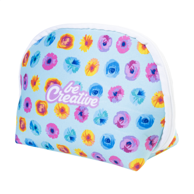 Picture of CUSTOM RPET COSMETICS BAG in White