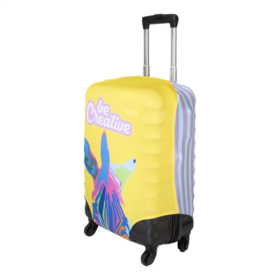 Picture of CUSTOM RPET LUGGAGE COVER in White