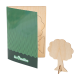 CUSTOM PUZZLE POSTCARD, TREE in White image 2