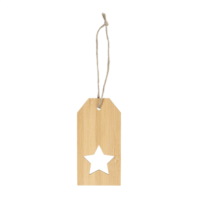 Picture of BAMBOO GIFT TAG, STAR in Natural