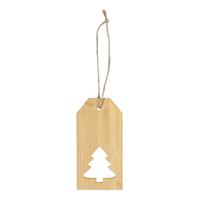 Picture of BAMBOO GIFT TAG, CHRISTMAS TREE in Natural