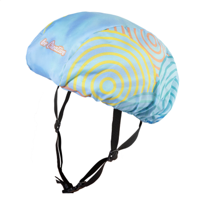 Picture of CUSTOM CYCLING HELMET COVER in White