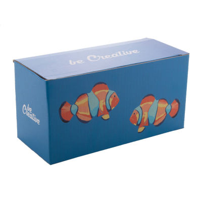Picture of CUSTOM DOUBLE MUG BOX in White.