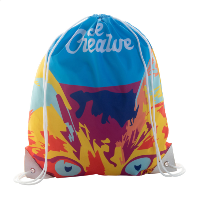 Picture of CUSTOM DRAWSTRING BAG in White