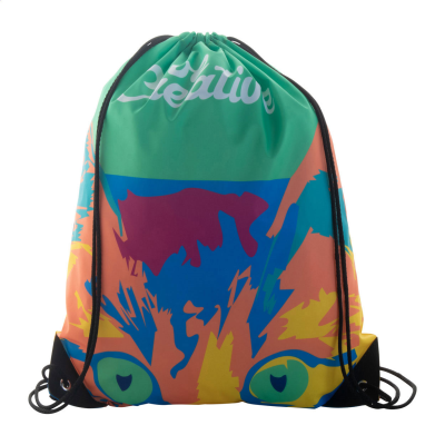 Picture of CUSTOM DRAWSTRING BAG in Black