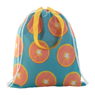 Picture of CUSTOM DRAWSTRING BAG in White