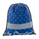Picture of CUSTOM REFLECTIVE DRAWSTRING BAG in Silver