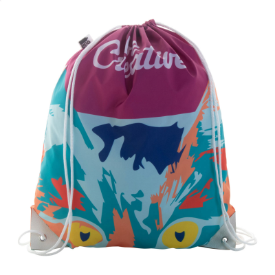 Picture of CUSTOM DRAWSTRING BAG in White