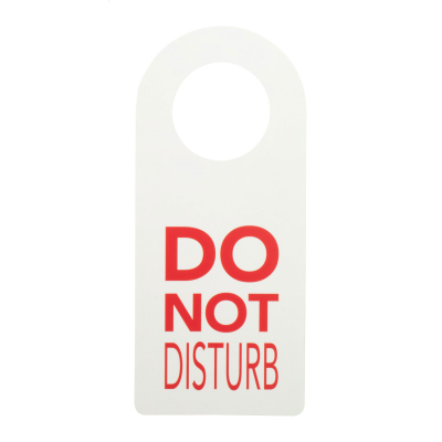 Picture of CUSTOM DOOR HANGER in White.