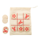 Picture of TIC-TAC-TOE, REINDEER & STAR in Natural