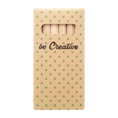 Picture of CUSTOM 6 PC PENCIL SET in Natural