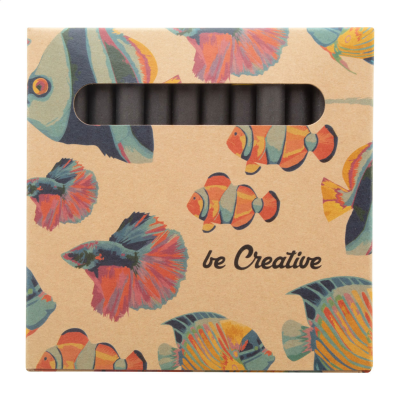 Picture of CUSTOM 12 PC CRAYON SET in Natural