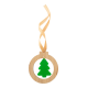 Picture of CHRISTMAS TREE ORNAMENT, TREE in Natural