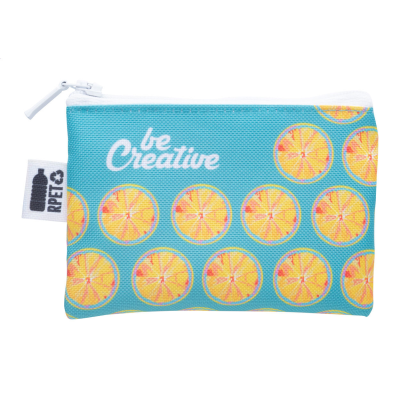 Picture of CUSTOM RPET PURSE in White.
