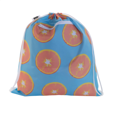 Picture of CUSTOM DRAWSTRING BAG in White