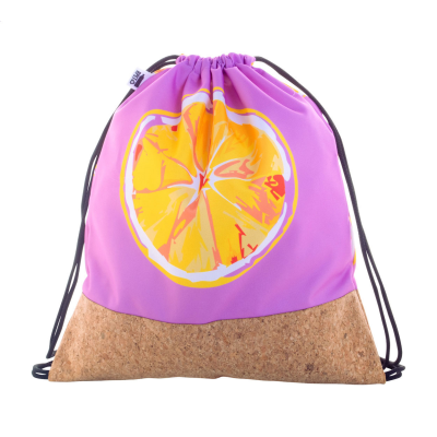 Picture of CUSTOM DRAWSTRING BAG in White