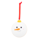 Picture of CHRISTMAS TREE ORNAMENT, SNOWMAN in White