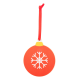 Picture of CHRISTMAS TREE ORNAMENT, SNOWFLAKE in Red