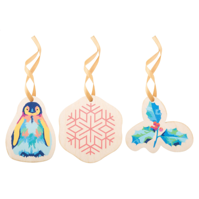 Picture of CUSTOM CHRISTMAS TREE ORNAMENT in Gold
