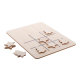 Picture of CHRISTMAS TIC-TAC-TOE, STAR & CHRISTMAS TREE in Natural