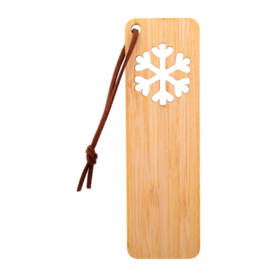 Picture of CHRISTMAS BOOKMARK, SNOWFLAKE in Natural