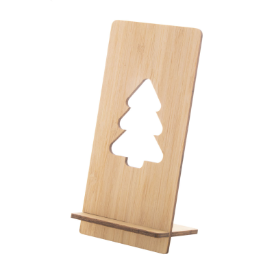Picture of MOBILE PHONE HOLDER, CHRISTMAS TREE in Natural