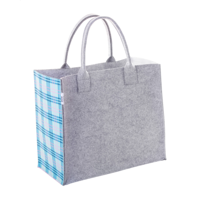Picture of CUSTOM SHOPPER TOTE BAG in White