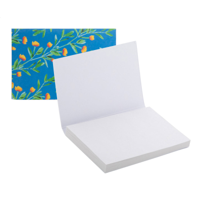 Picture of CUSTOM STICKY NOTE PAD in White.