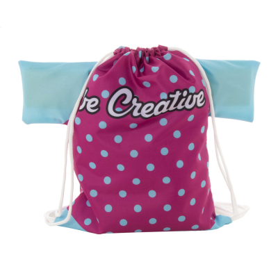 Picture of CUSTOM DRAWSTRING BAG FOR CHILDRENS in White