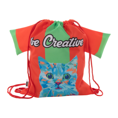 Picture of CUSTOM DRAWSTRING BAG FOR CHILDRENS in Red