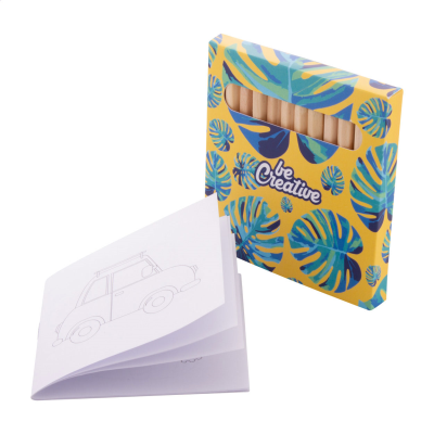 Picture of CUSTOM COLOURING SET, VEHICLES in White