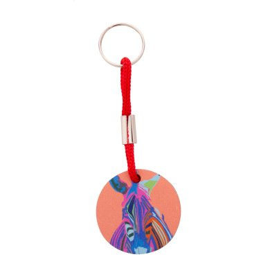 Picture of CUSTOM KEYRING in Red