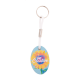 Picture of CUSTOM KEYRING in White