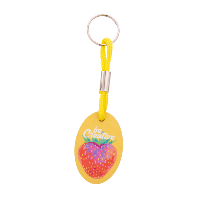 Picture of CUSTOM KEYRING in Yellow