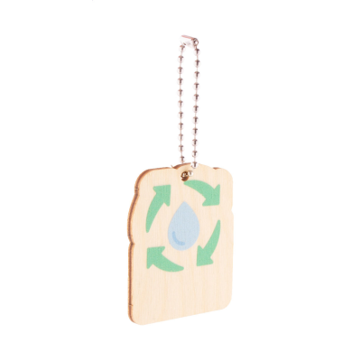 Picture of KEYRING, WATER BICYCLE in Natural