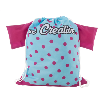 Picture of CUSTOM DRAWSTRING BAG in White