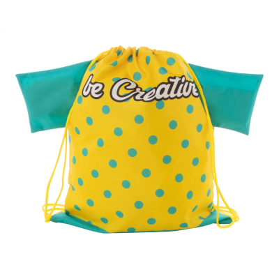 Picture of CUSTOM DRAWSTRING BAG in Yellow