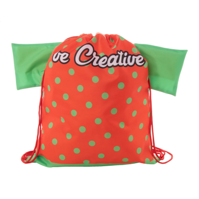 Picture of CUSTOM DRAWSTRING BAG in Red