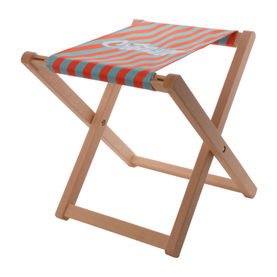 Picture of CUSTOM BEACH STOOL in White.