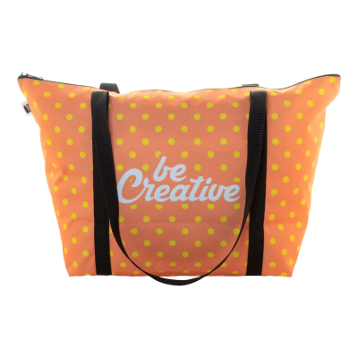 Picture of CUSTOM BEACH BAG in Black.