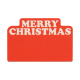 Picture of CHRISTMAS FRIDGE MAGNET in Red