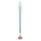 Picture of CUSTOM RPET MOBILE PHONE HOLDER LANYARD in White