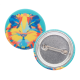 Picture of PIN BUTTON BADGE in White