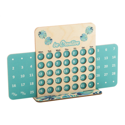 Picture of CUSTOM PERPETUAL CALENDAR in Natural.