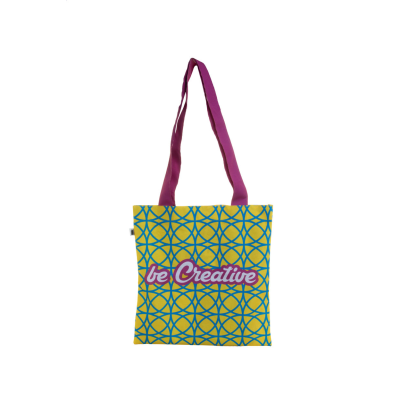 Picture of CUSTOM SHOPPER TOTE BAG in White