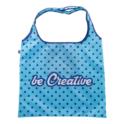 Picture of CUSTOM RPET SHOPPER TOTE BAG in White