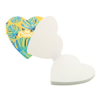 Picture of CUSTOM STICKY NOTE PAD in White.