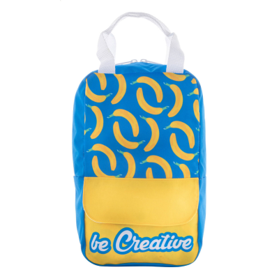 Picture of CUSTOM RPET BACKPACK RUCKSACK in White